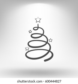 Pictograph of christmas tree