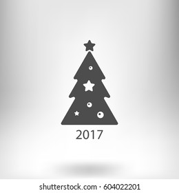 Pictograph of christmas tree