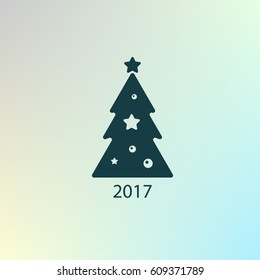 Pictograph of christmas tree