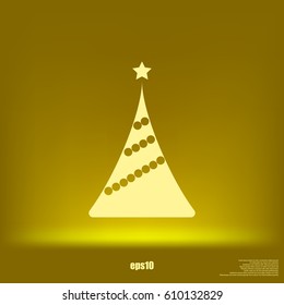 Pictograph of christmas tree