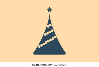 Pictograph of christmas tree