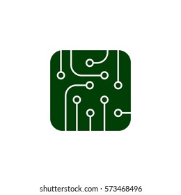 Pictograph of circuit board