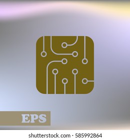 Pictograph of circuit board