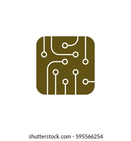 Pictograph of circuit board