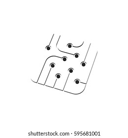 Pictograph of circuit board