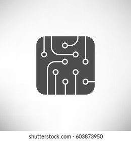Pictograph of circuit board