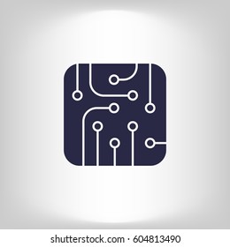 Pictograph of circuit board