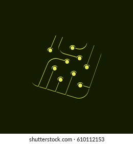 Pictograph of circuit board