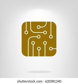 Pictograph of circuit board
