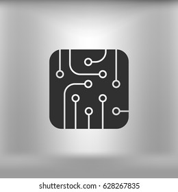 Pictograph of circuit board