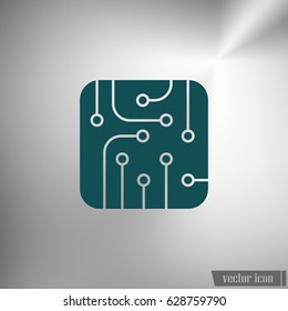 Pictograph of circuit board