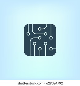 Pictograph of circuit board