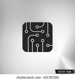 Pictograph of circuit board