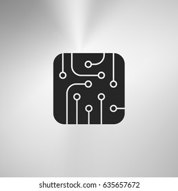 Pictograph of circuit board