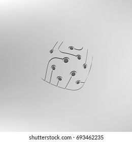 Pictograph of circuit board