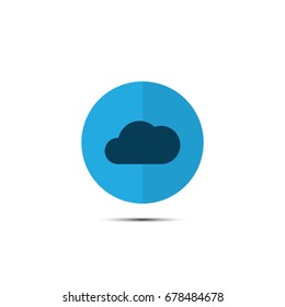 Pictograph of cloud. cloud logo template