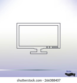Pictograph of computer icon