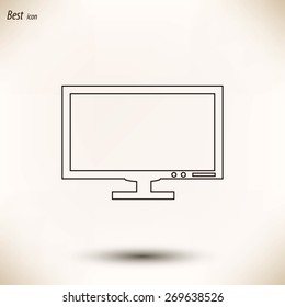 Pictograph of computer icon