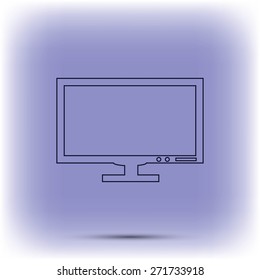 Pictograph of computer icon