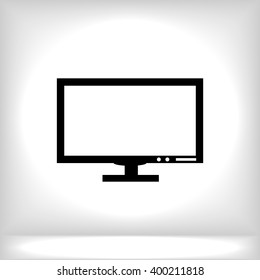 Pictograph of computer vector icon