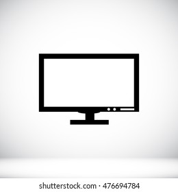 Pictograph of computer vector icon, vector best flat, EPS
