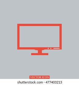 Pictograph of computer vector icon, vector best flat icon, EPS
