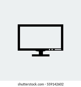 Pictograph of computer vector icon, vector best flat icon, EPS