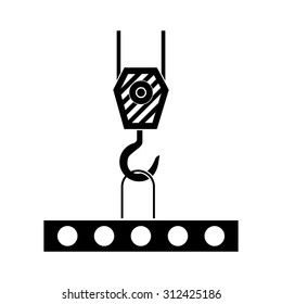 pictograph of crane hook