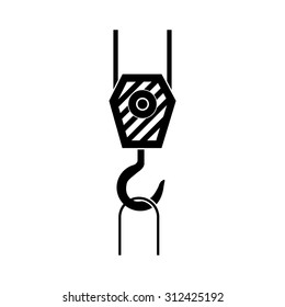 pictograph of crane hook