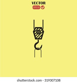 pictograph of crane hook