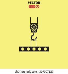 pictograph of crane hook
