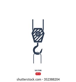 pictograph of crane hook