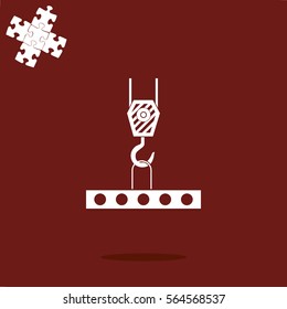 pictograph of crane hook
