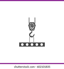 pictograph of crane hook