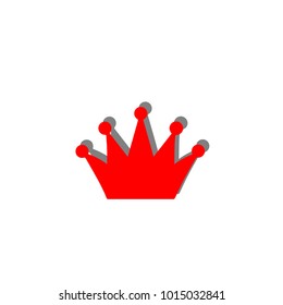 Pictograph of crown. 3D icon