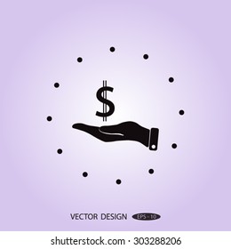 Pictograph of Dollar Sign Vector Icon
