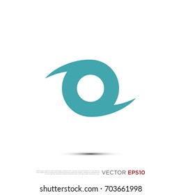 Pictograph of eye for template logo, icon, and identity vector designs