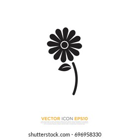 Pictograph of flower for template logo, icon, and identity vector designs