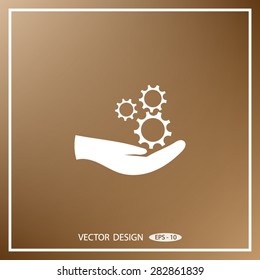 Pictograph of gear