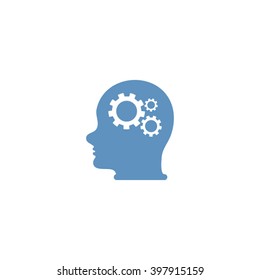 Pictograph of gear in head