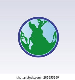 Pictograph of globe