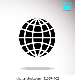 Pictograph of globe