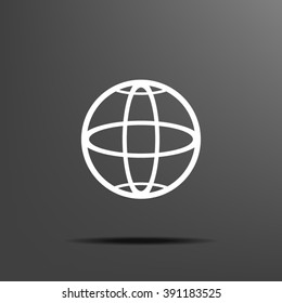 Pictograph of globe