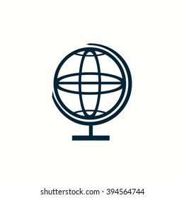 Pictograph of globe