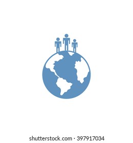 pictograph of globe. icon earth