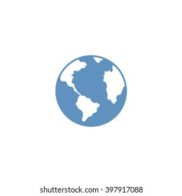 pictograph of globe. icon earth