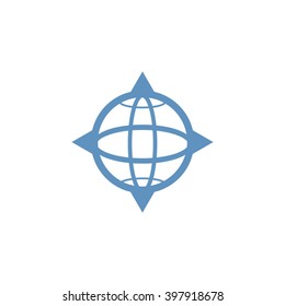 pictograph of globe. icon earth