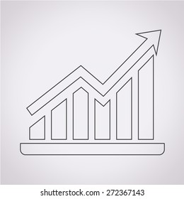 Pictograph graph icon