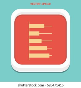 Pictograph graph icon