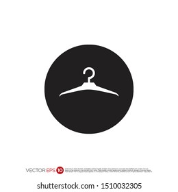 Pictograph of hanger for template logo, icon, and identity vector designs.
